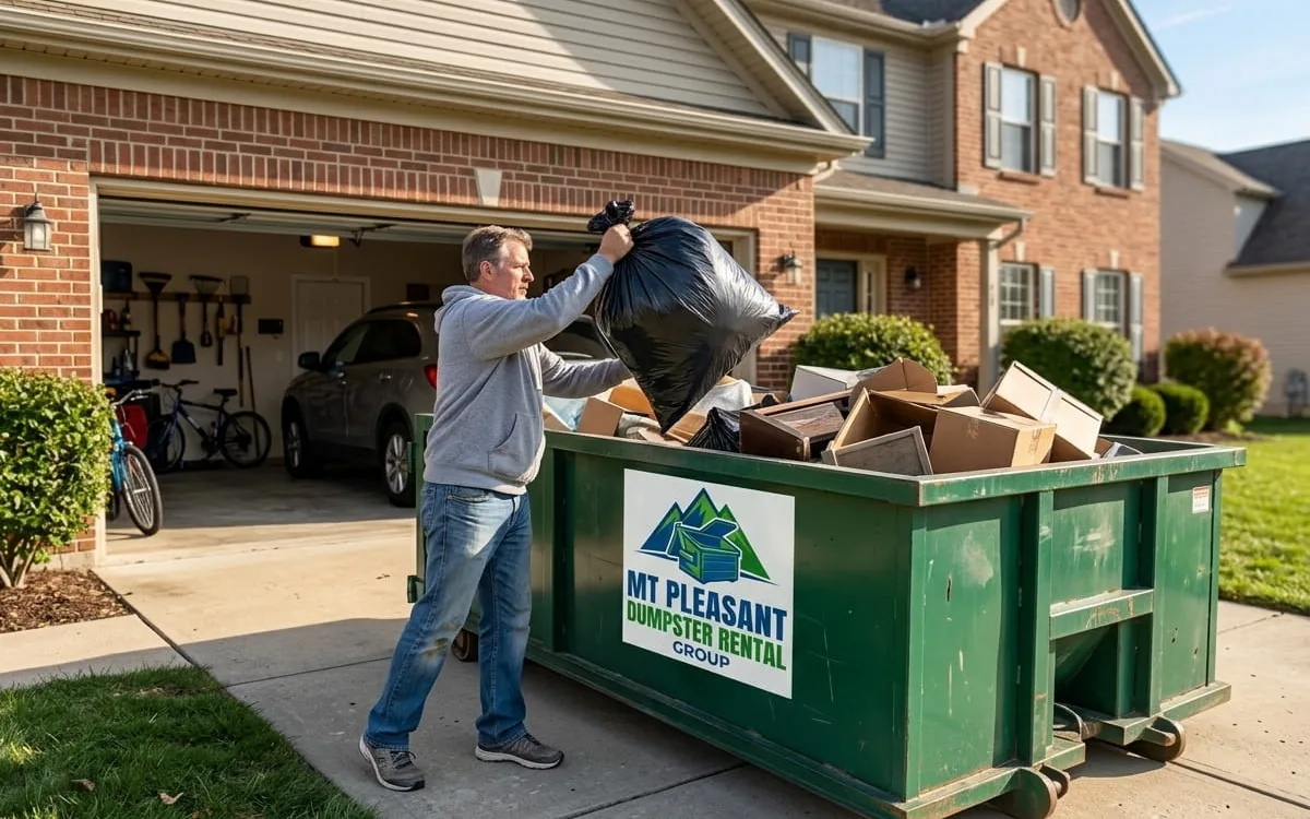 Residential Dumpster Rental in Mt Pleasant MI