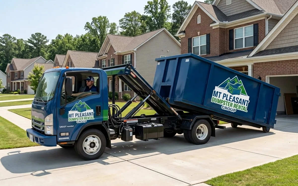 Roofing Dumpster Rental in Mt Pleasant MI